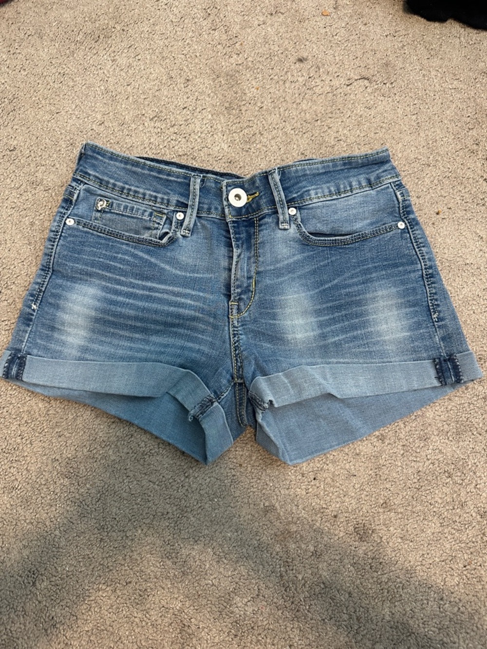 Denizen from Levi's Medium Blue Cuffed Denim Shorts